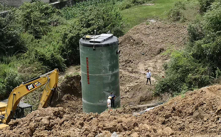 山東濰坊一體化泵站